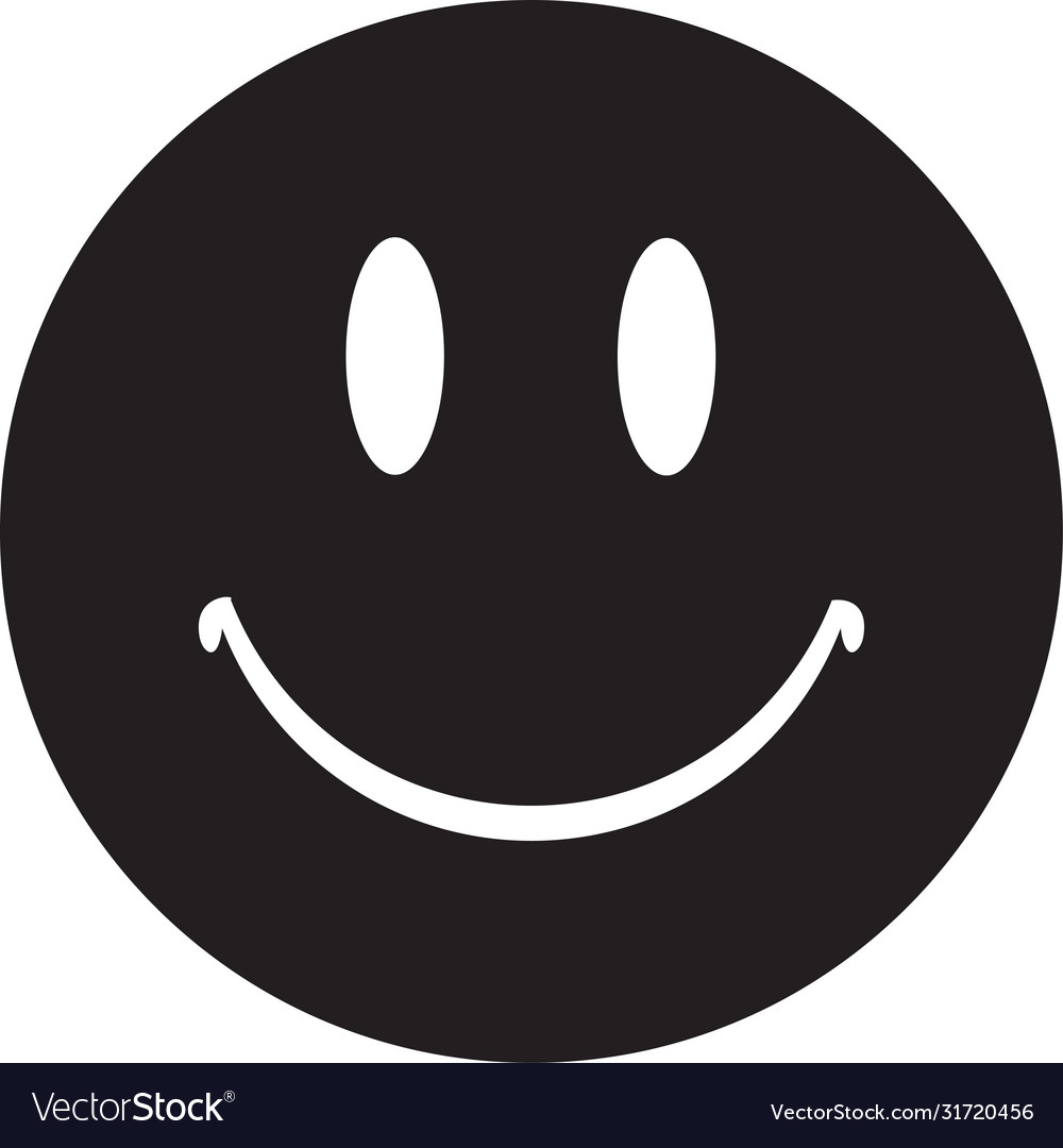 Joyful emoticons face cool face icon Royalty Free Vector