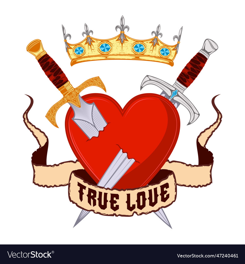 True love Royalty Free Vector Image - VectorStock