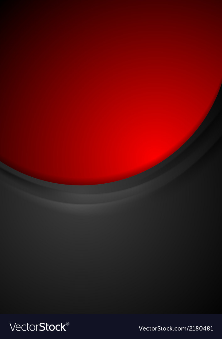 abstract dark wavy corporate flyer background vector image dark flyer background