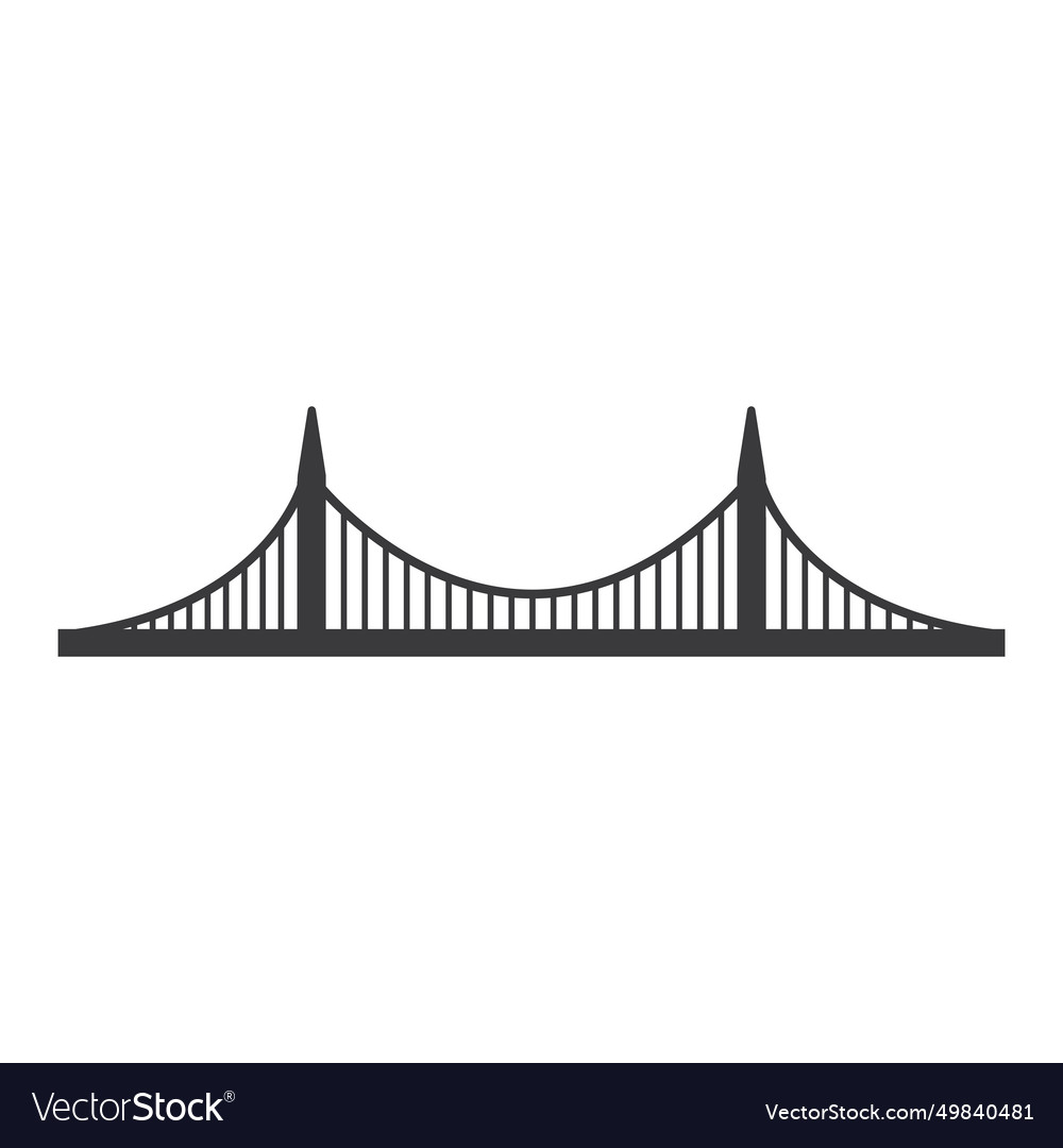 Bridge icon Royalty Free Vector Image - VectorStock