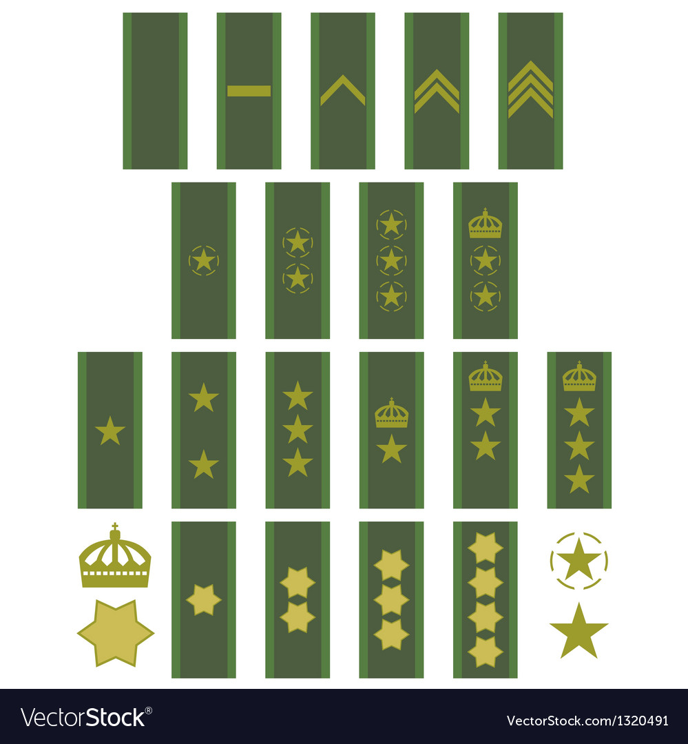 Insignia swedish army Royalty Free Vector Image