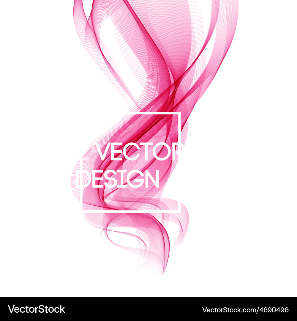 Abstract template background with wave Royalty Free Vector