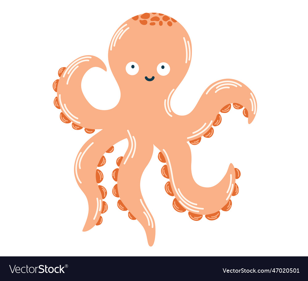 0362 octopus Royalty Free Vector Image - VectorStock