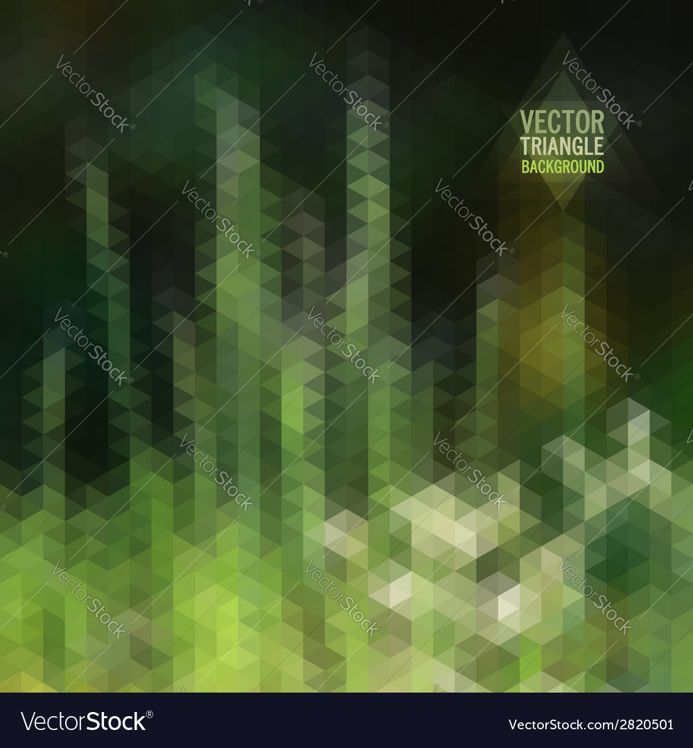 Retro landscape pattern of geometric shapes Vector Image