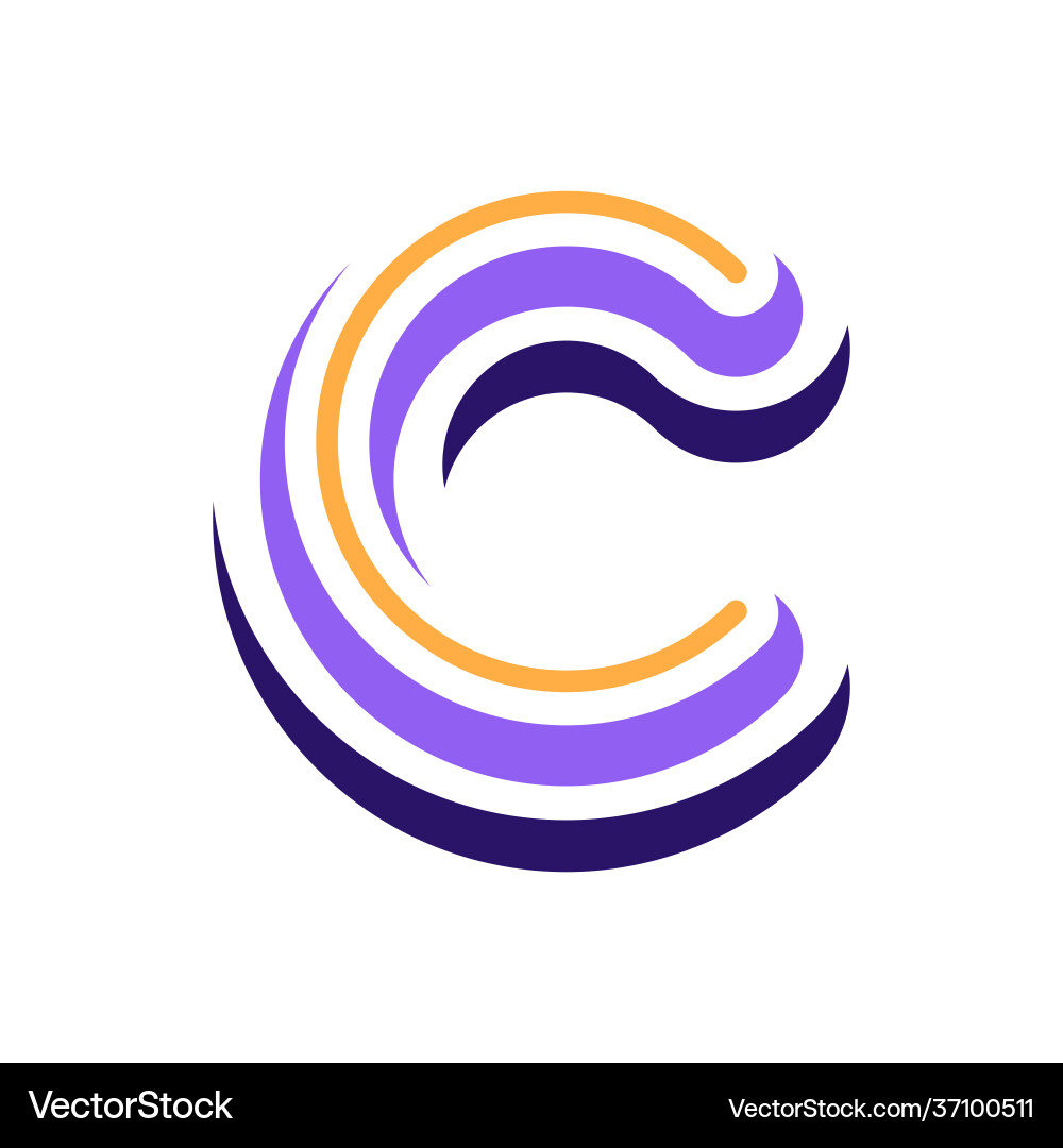 Letter c logo Royalty Free Vector Image - VectorStock