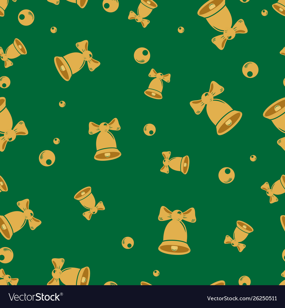 Seamless repeating new year pattern Royalty Free Vector