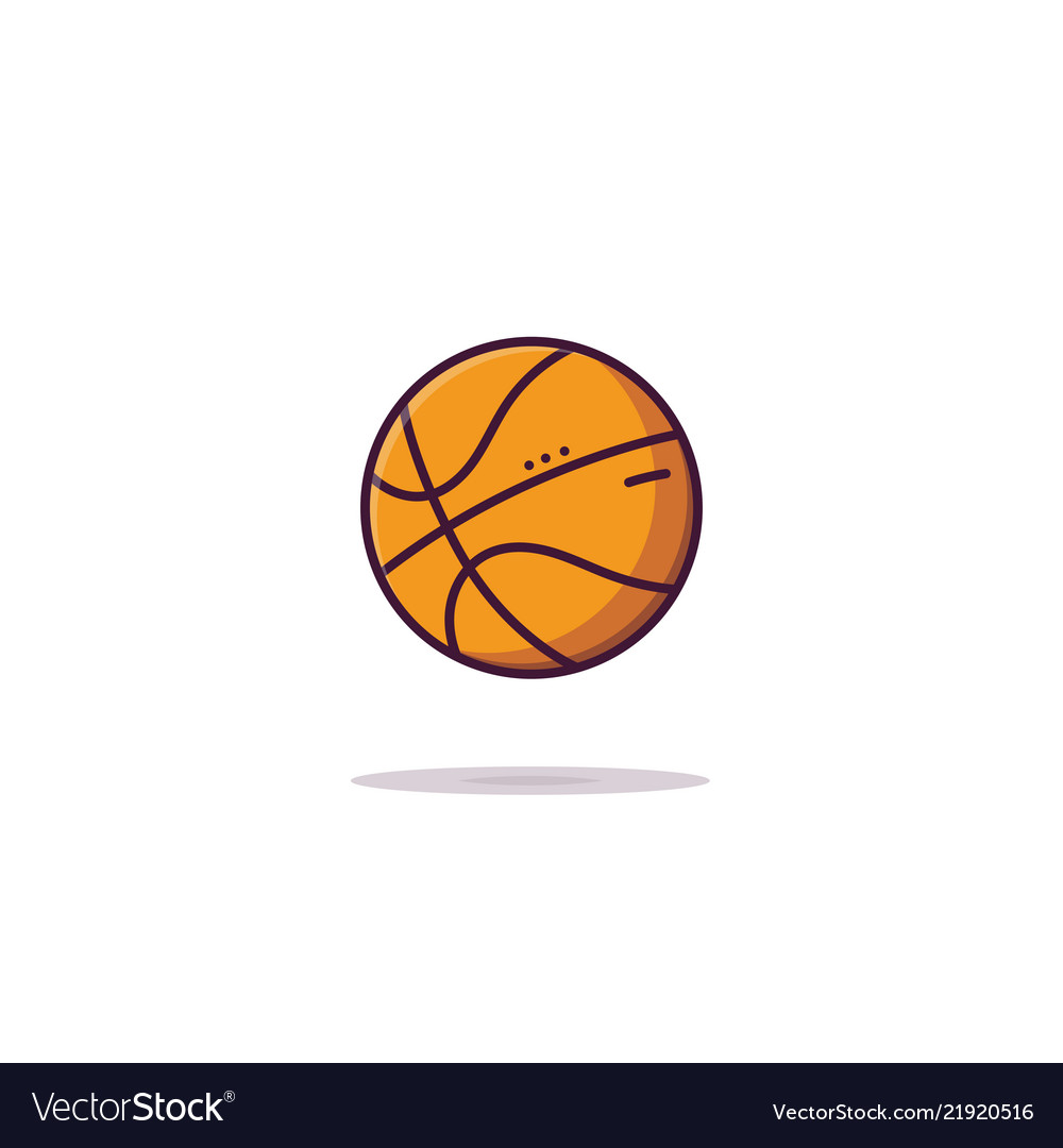 Basketball ball vector image Basketball ball