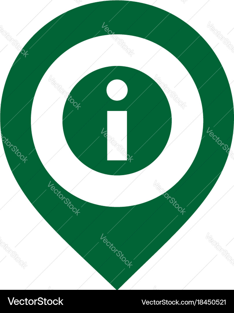 Colored map pin Royalty Free Vector Image - VectorStock
