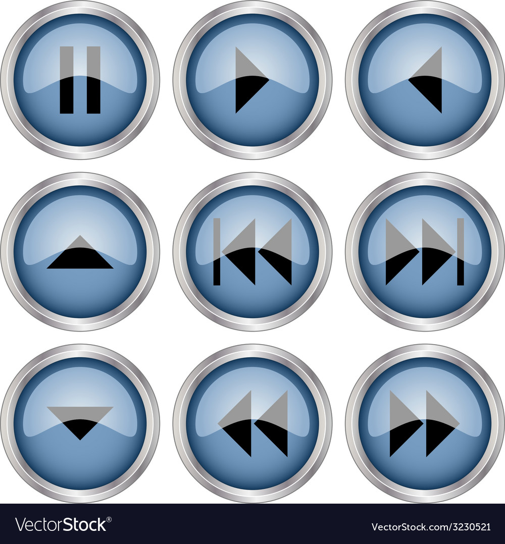 Glossy Buttons Stock Vector C Tumanyan 4239005