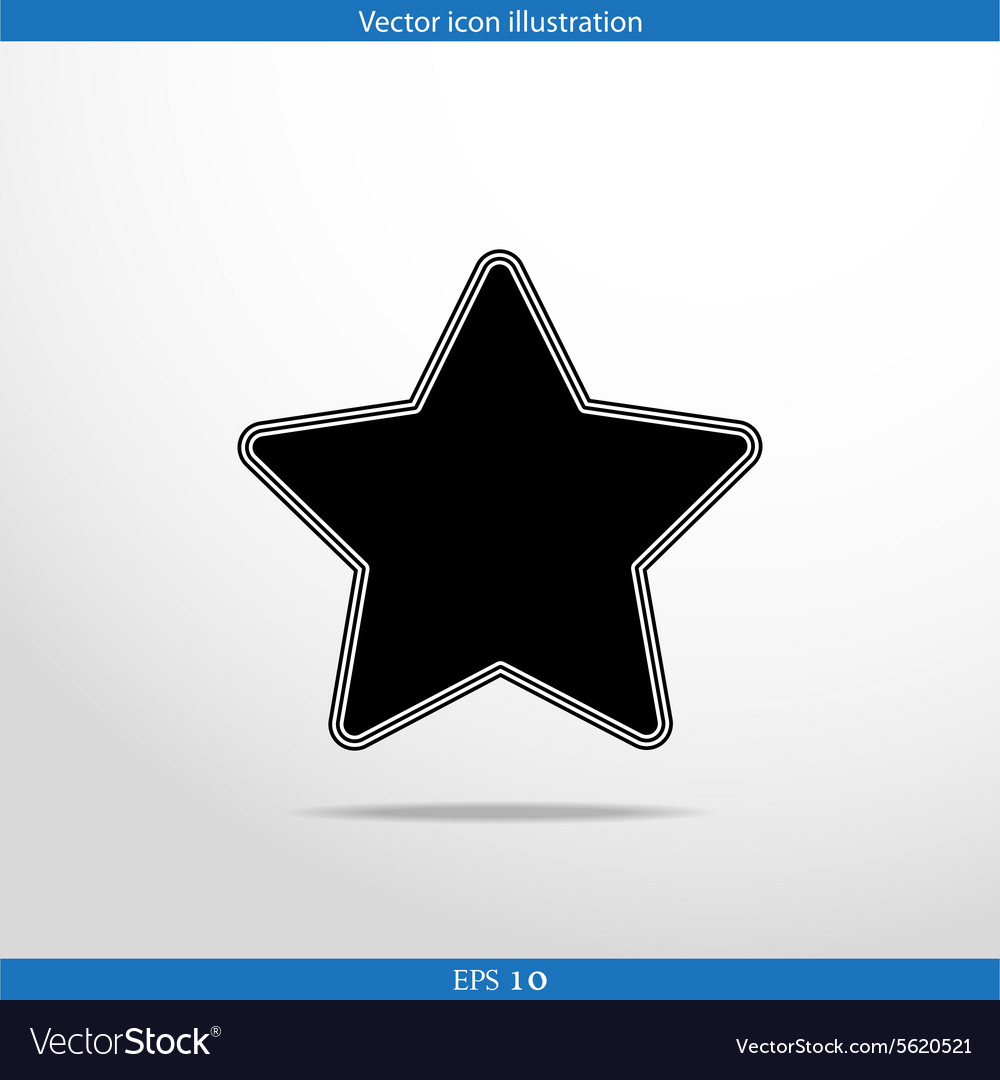 Star web flat icon Royalty Free Vector Image - VectorStock