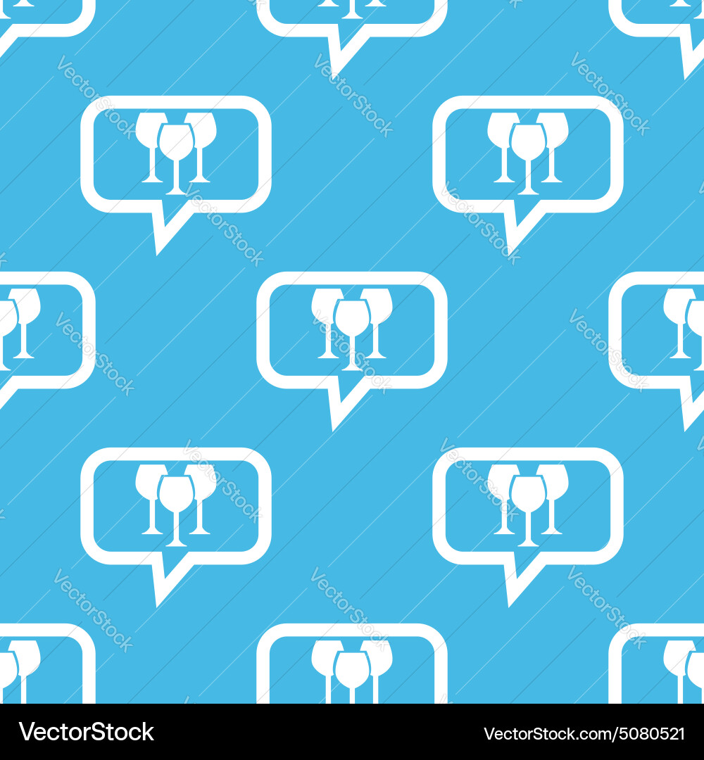 Glass Message Vector Wine glass message pattern Royalty Free Vector Image
