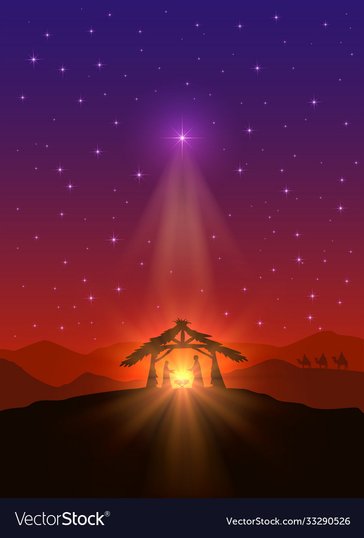 Christmas star Royalty Free Vector Image - VectorStock