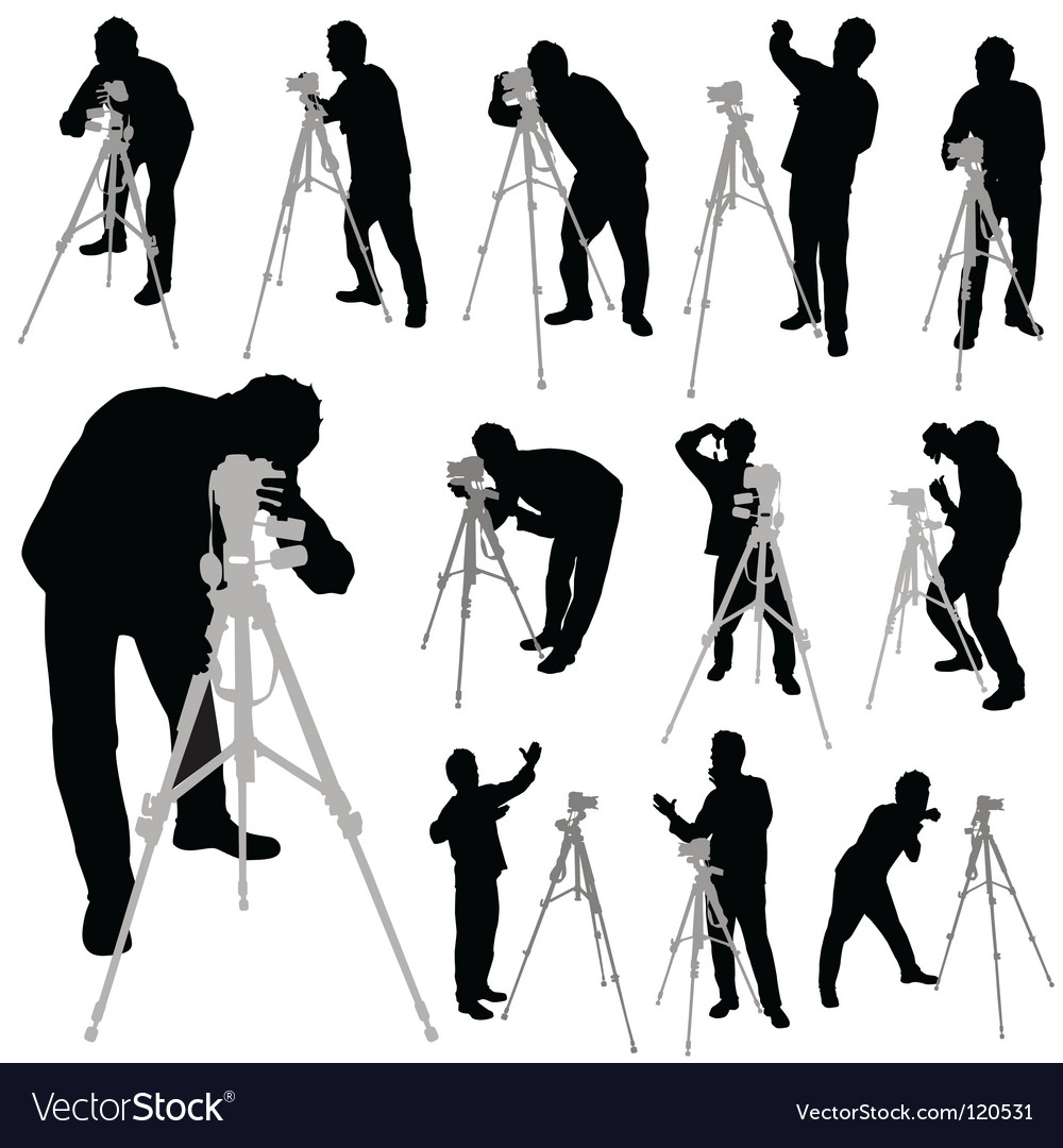 Photographers Royalty Free Vector Image VectorStock