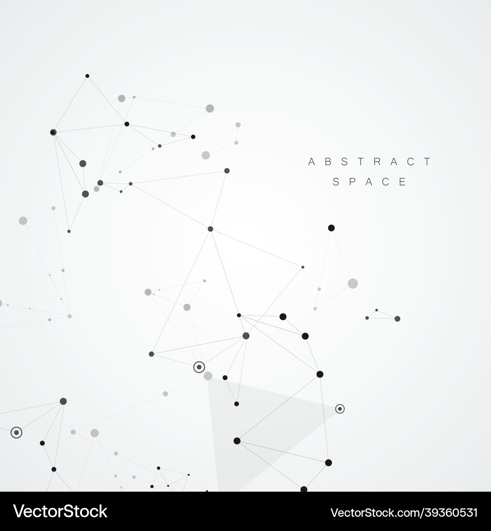 Points connected by straight lines into simple Vector Image