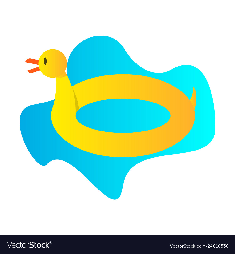 inflatable duck ring