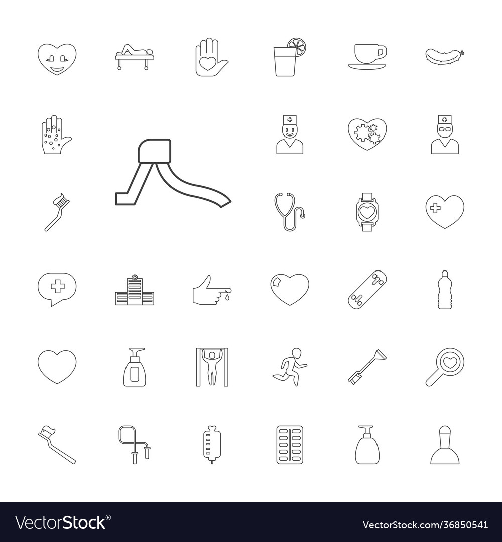 Health icons Royalty Free Vector Image - VectorStock