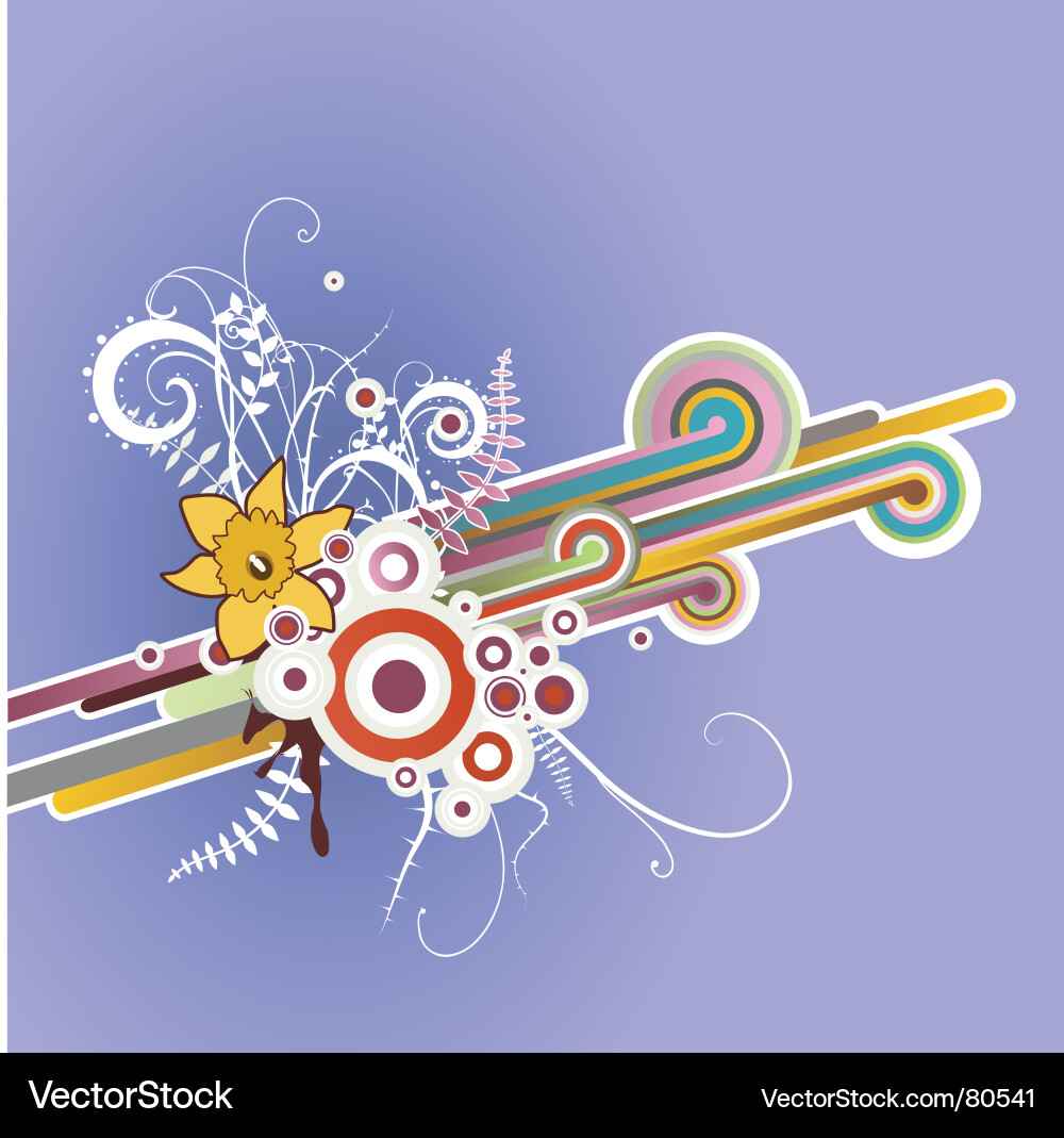 Simple flowers Royalty Free Vector Image - VectorStock