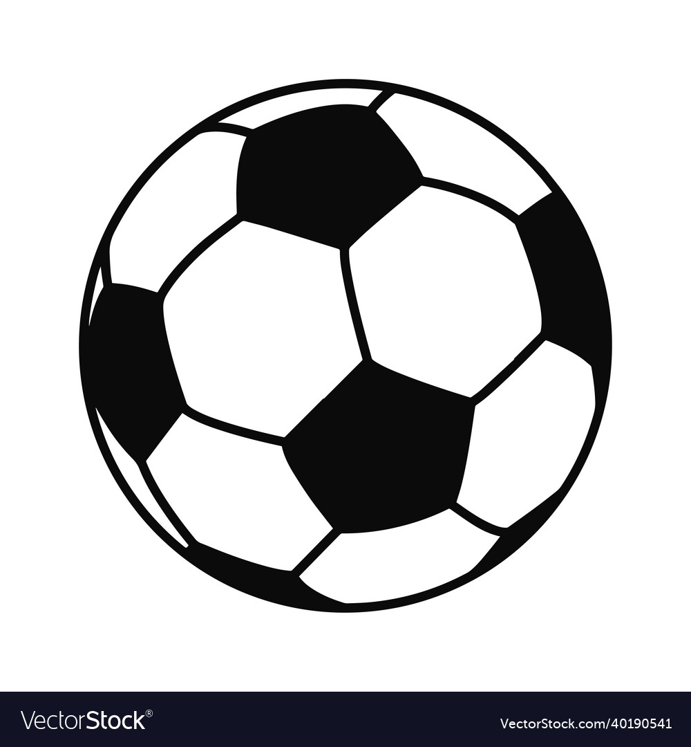 Soccer ball icon Royalty Free Vector Image - VectorStock