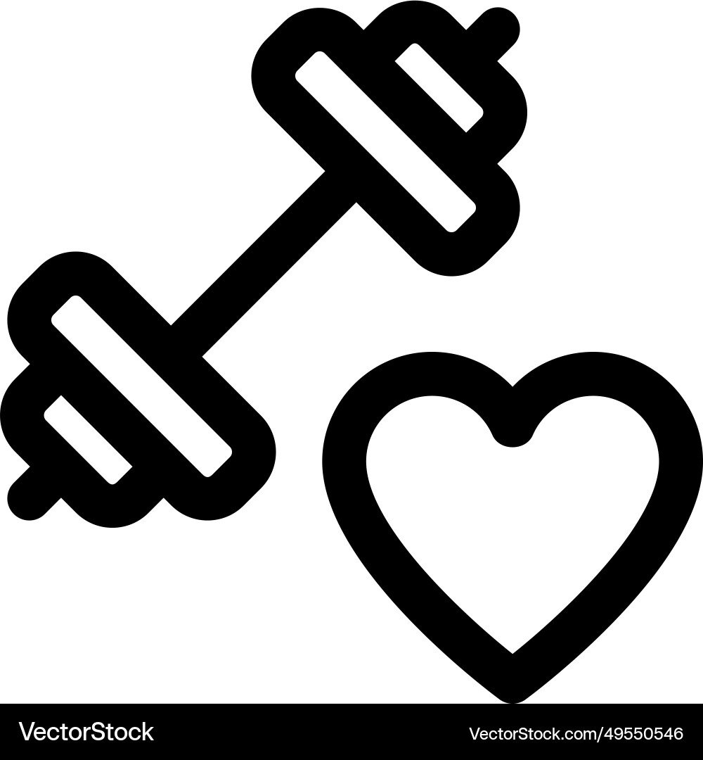 Heart rate recording during exercise isolated Vector Image
