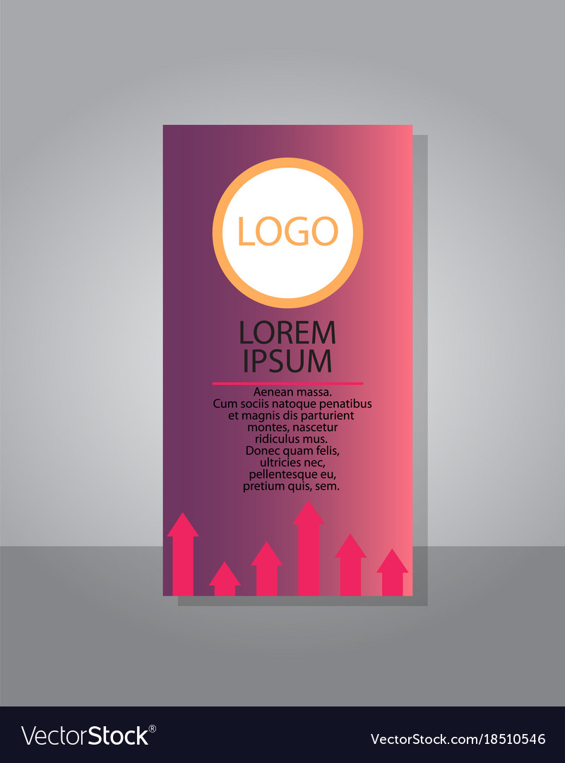 poster flyer pamphlet brochure cover design vector image