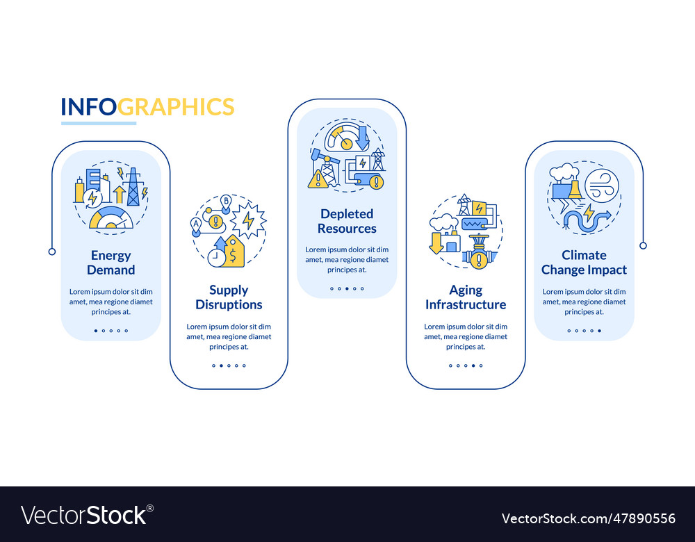 Carbon border adjustment layout with thin line Vector Image