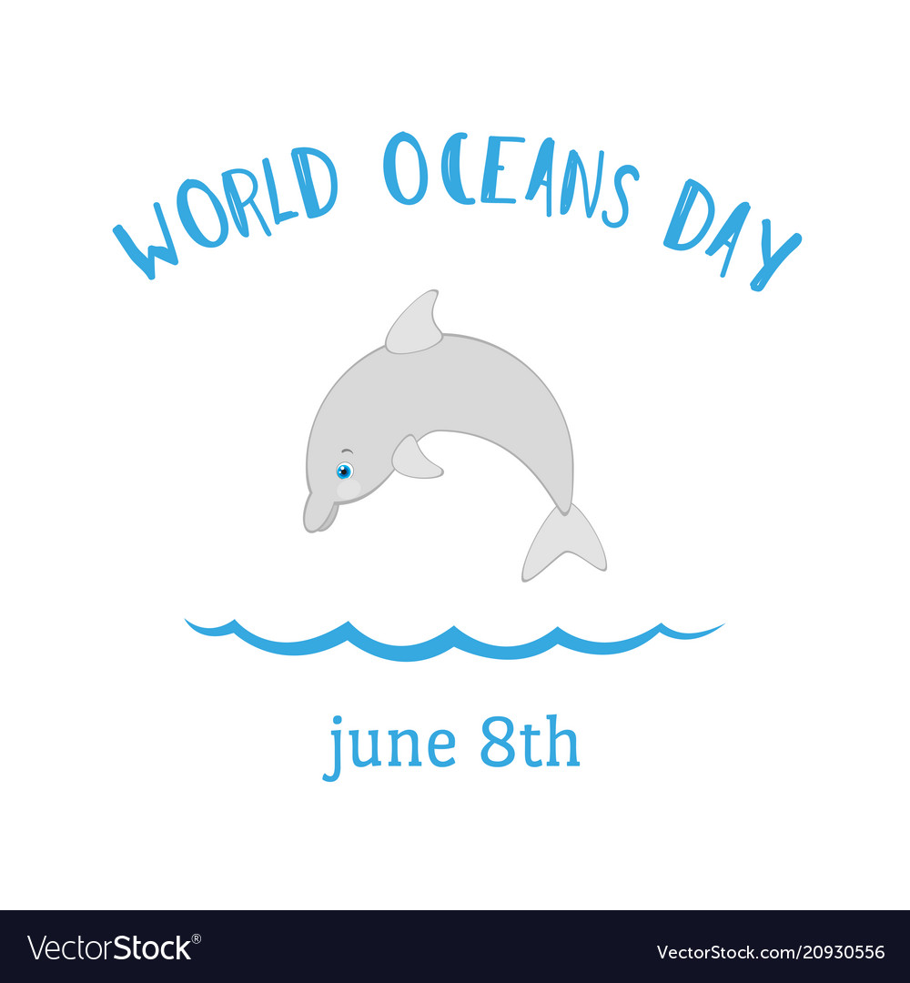 World oceans day background