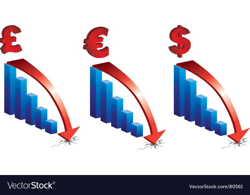 Cash drop Royalty Free Vector Image - VectorStock