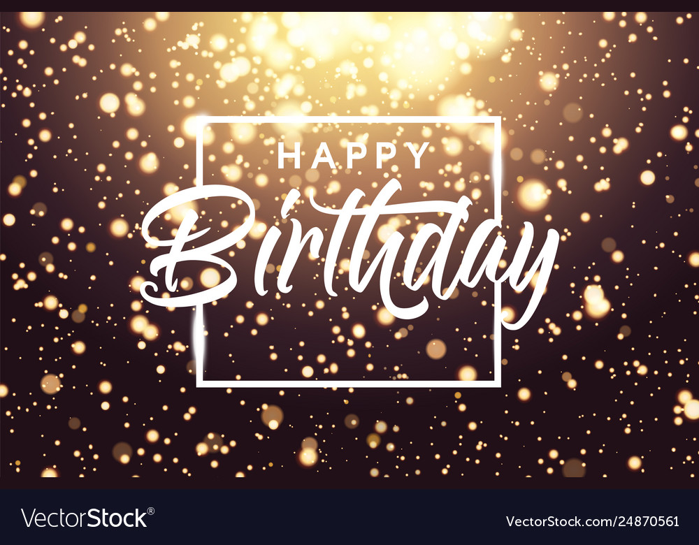 sparkle glamorous happy birthday images