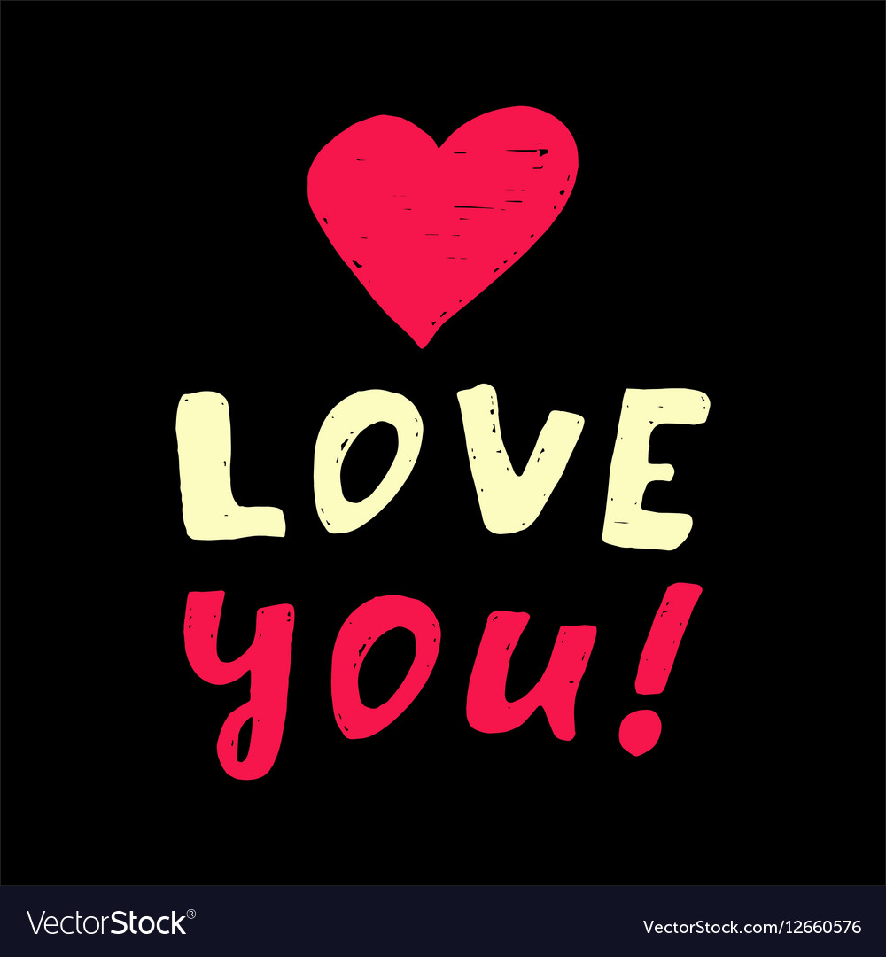 I love you5 Royalty Free Vector Image - VectorStock