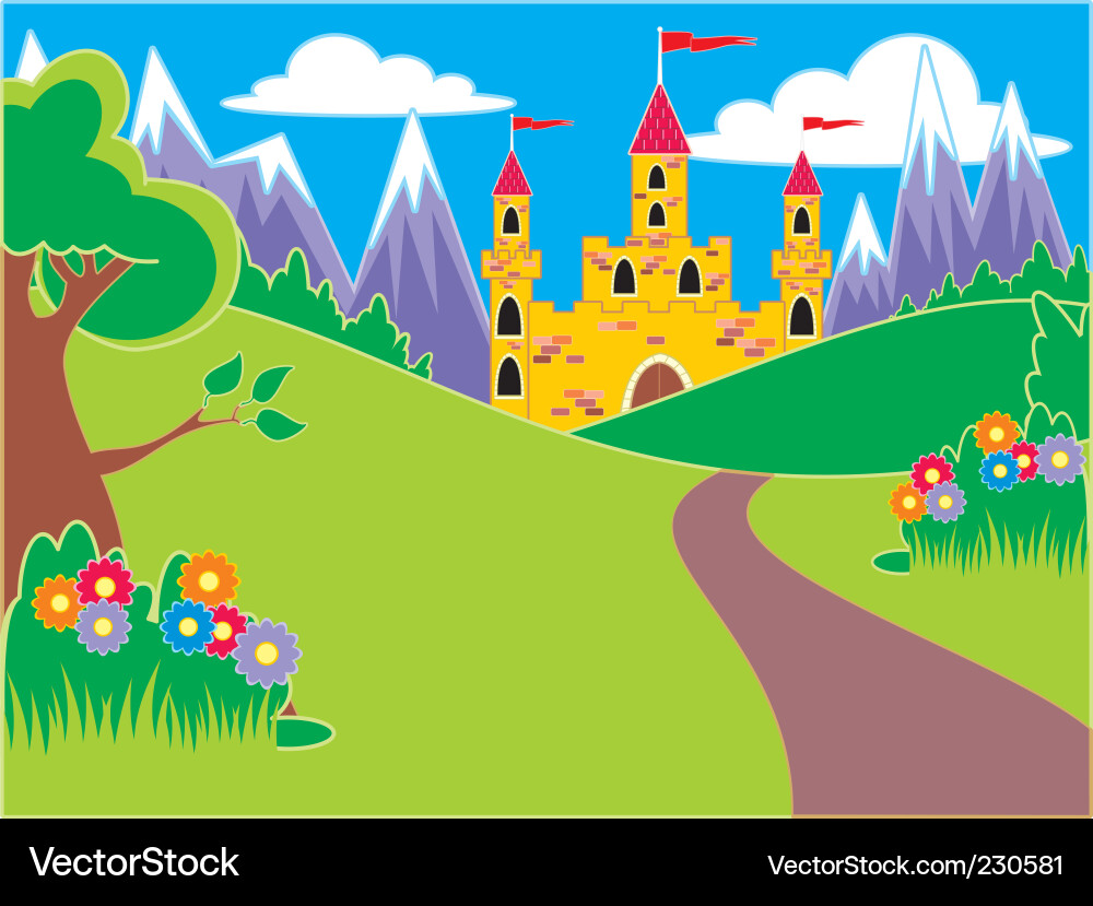 Castle Royalty Free Vector Image - VectorStock