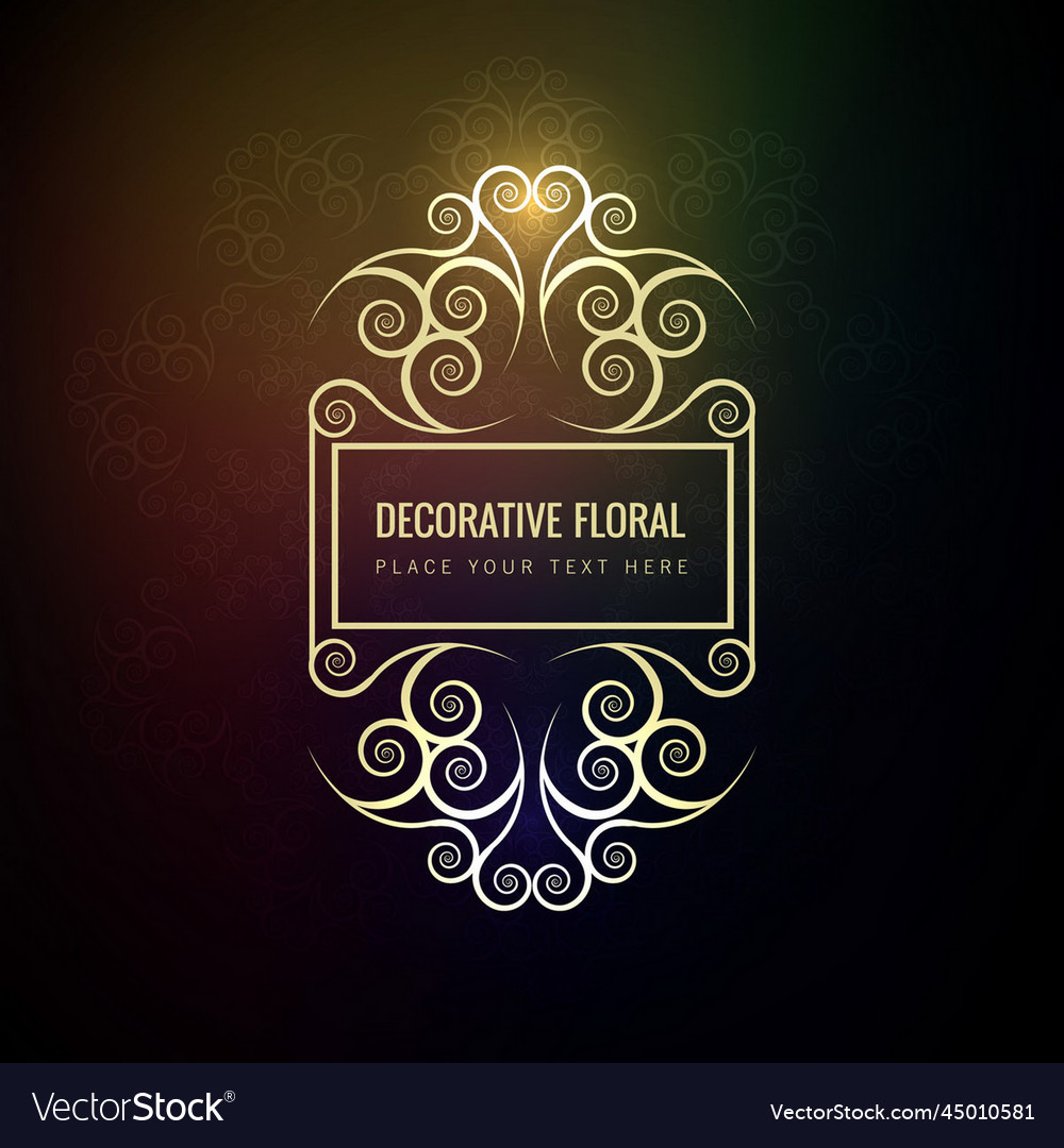 Colorful decorative card design Royalty Free Vector Image