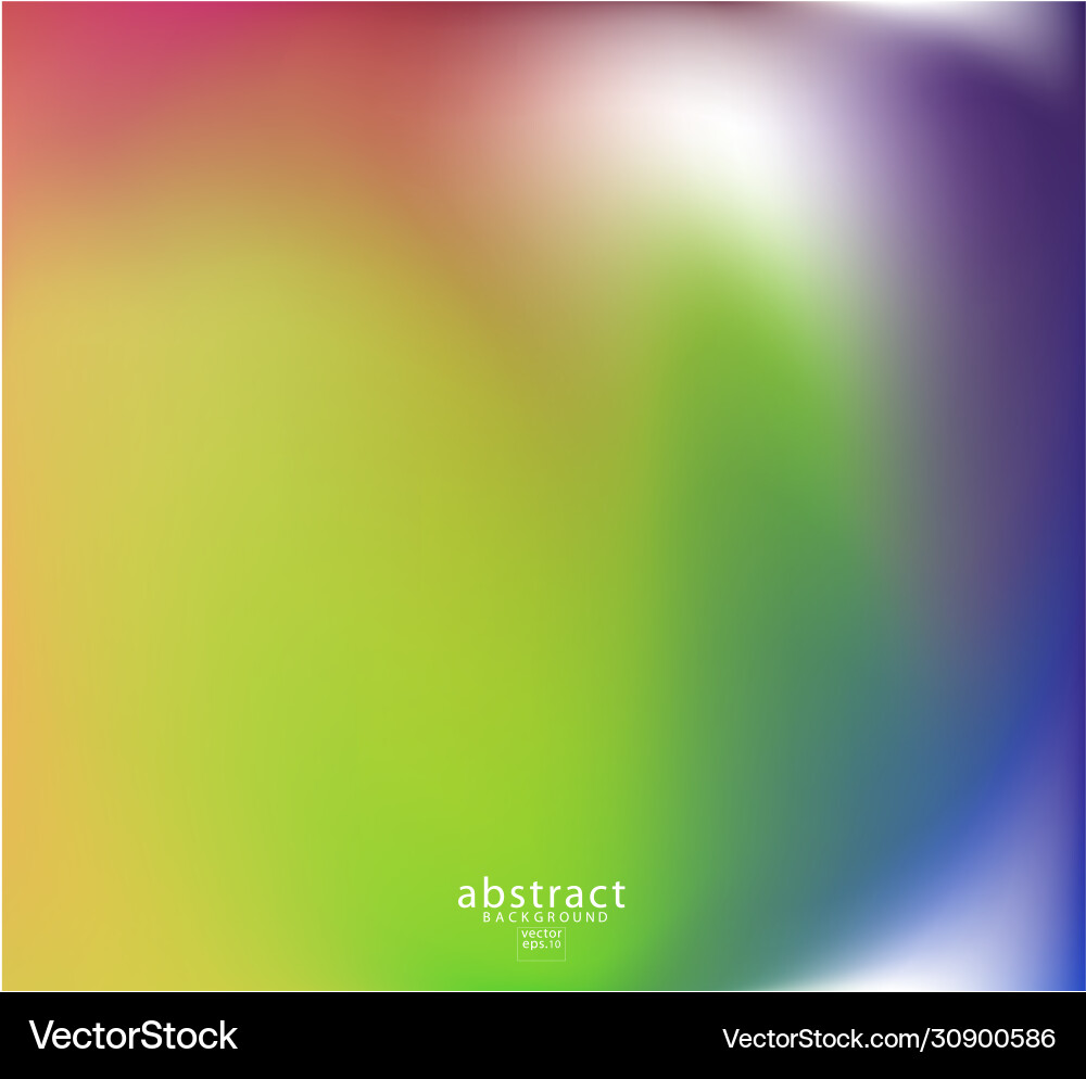 Abstract blurred gradient mesh background bright Vector Image