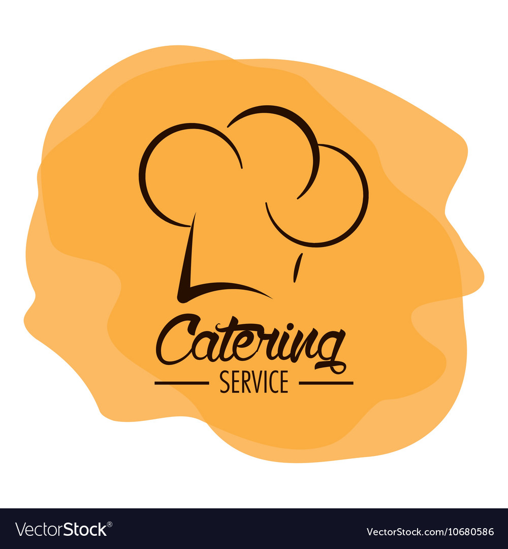 Catering service restaurant and menu design Vector Image