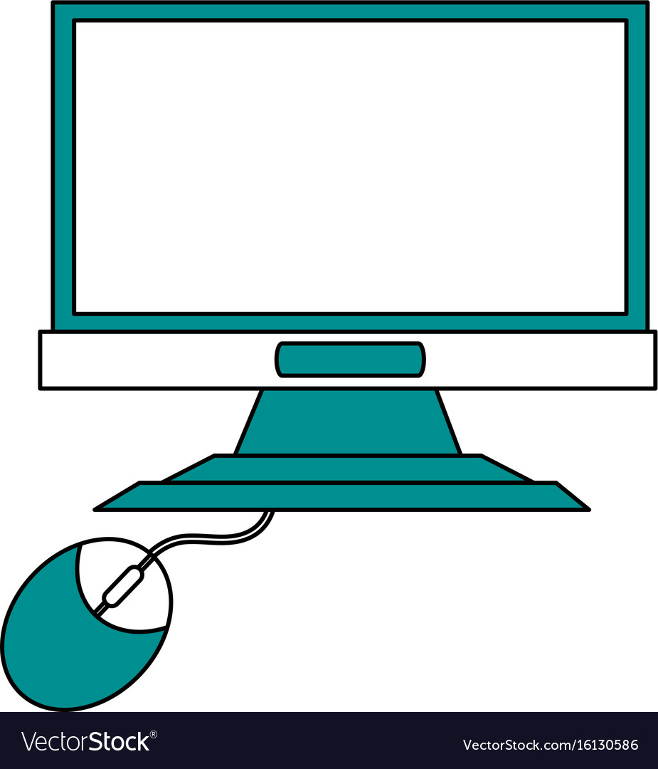 Computer Royalty Free Vector Image - VectorStock