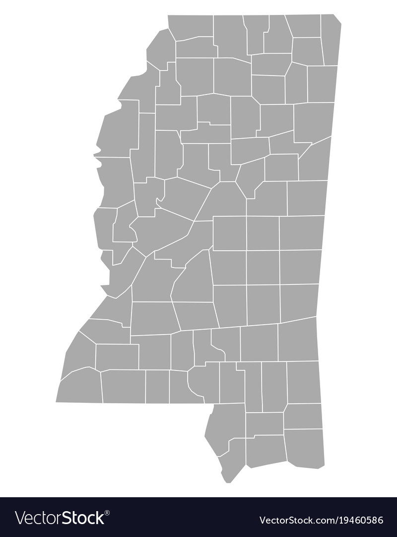 Map of mississippi