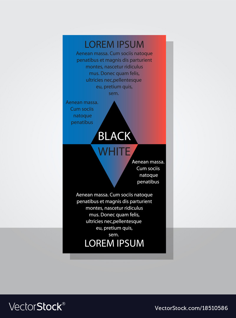 poster flyer pamphlet brochure cover design vector image