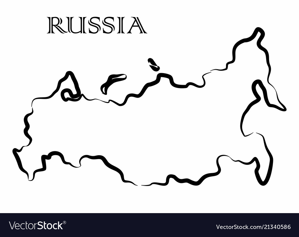 Карта россии шаблон для вырезания