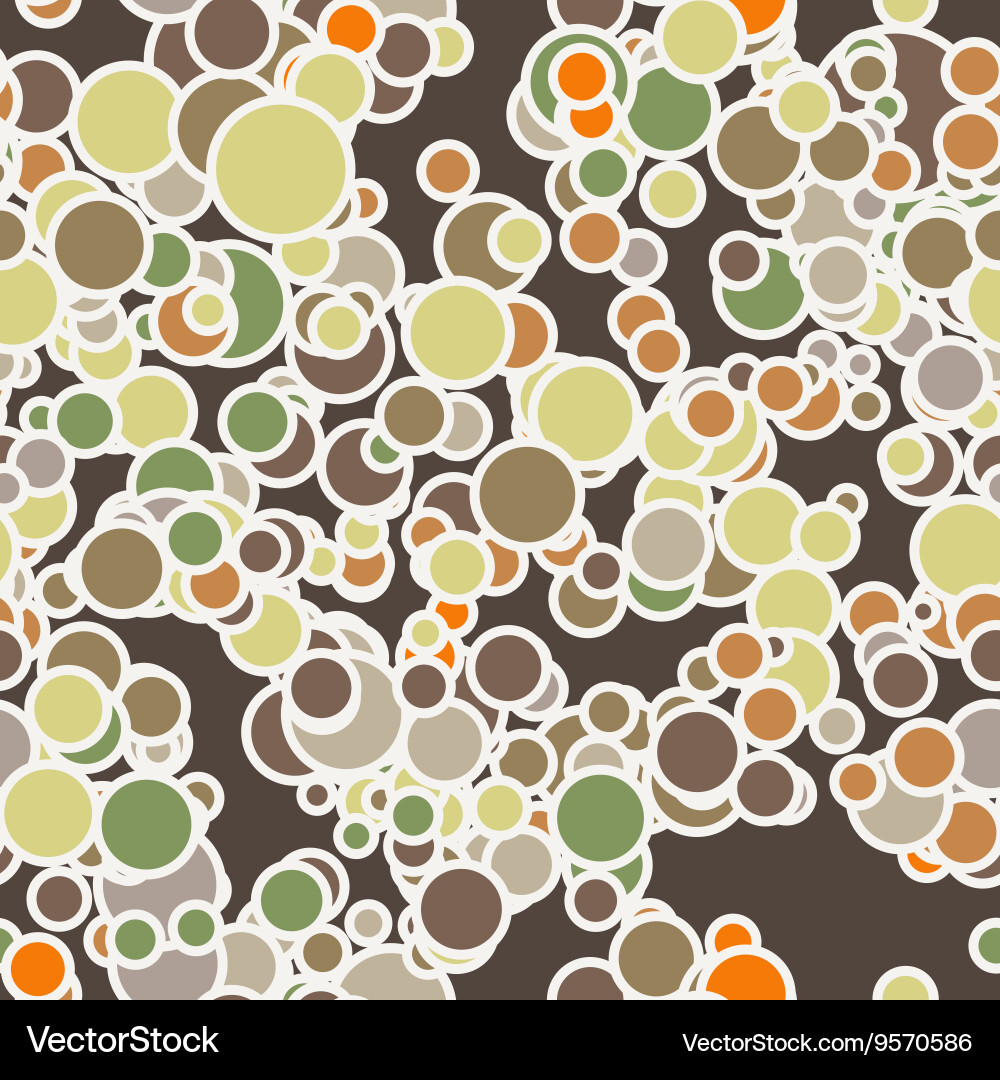 Seamless pattern colored circles Royalty Free Vector Image