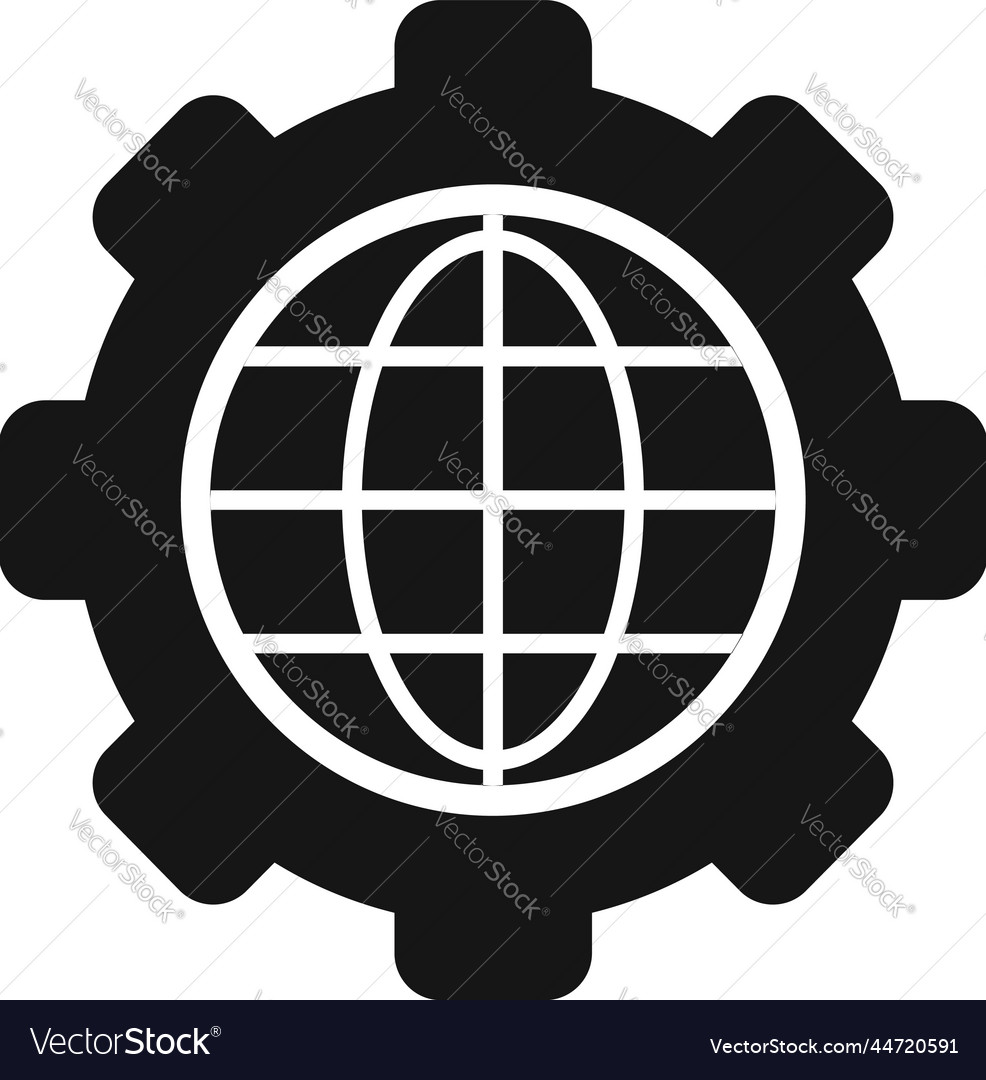 Global review icon simple star rate Royalty Free Vector