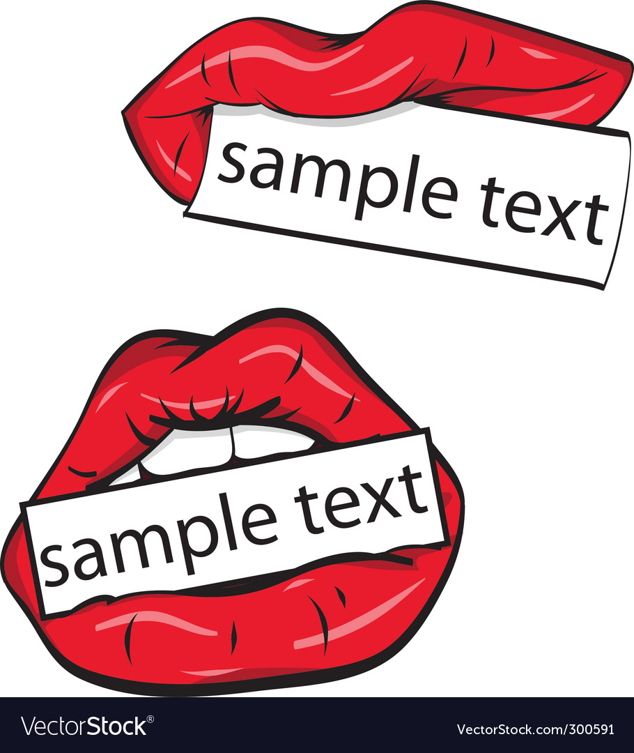 Download Lips logo Royalty Free Vector Image - VectorStock