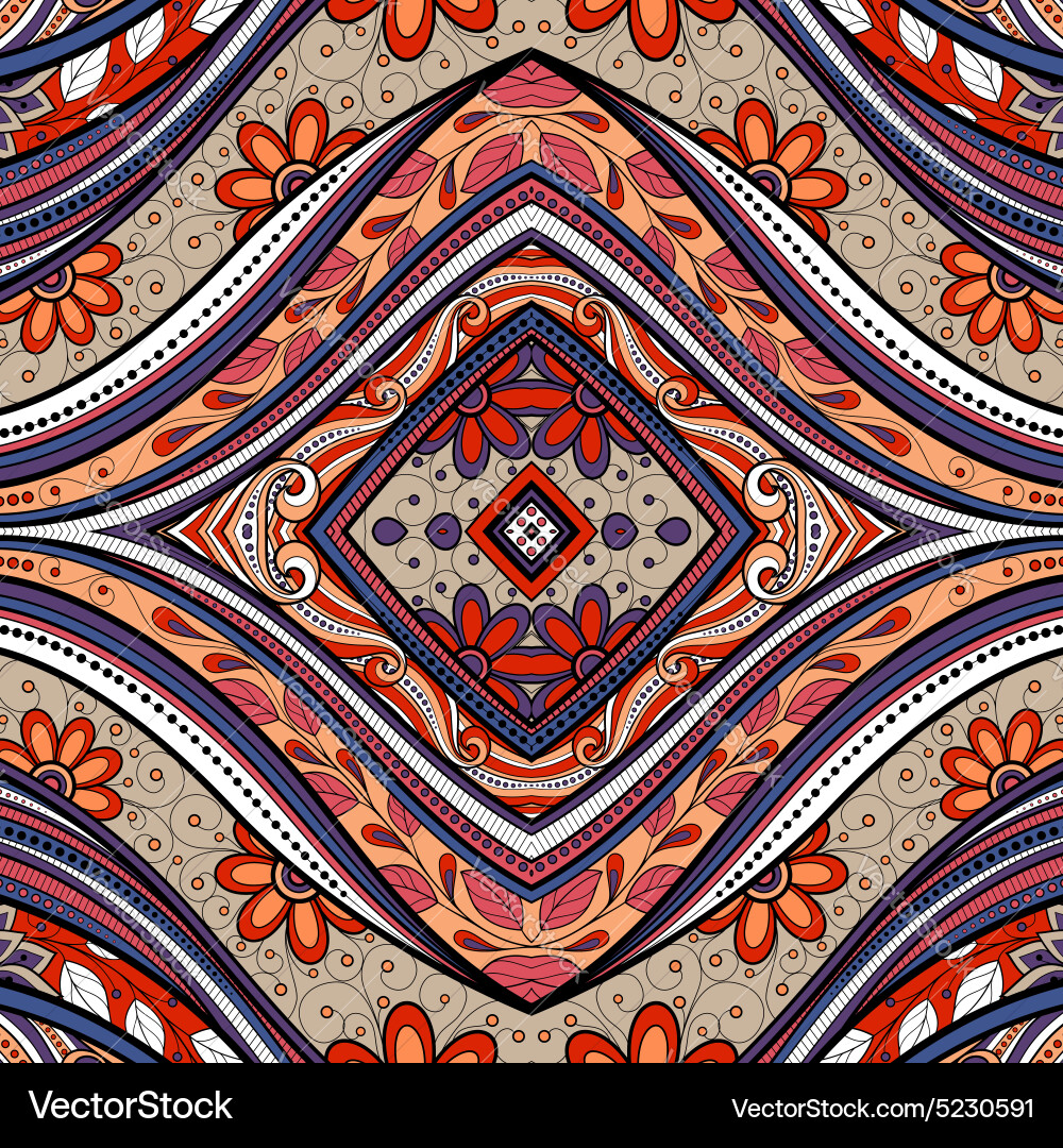 Seamless Abstract Tribal Pattern Royalty Free Vector Image