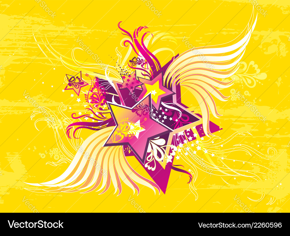 Background with stars Royalty Free Vector Image