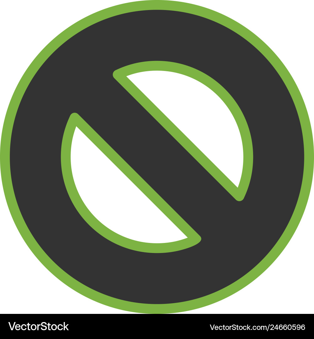Forbidden icon Royalty Free Vector Image - VectorStock
