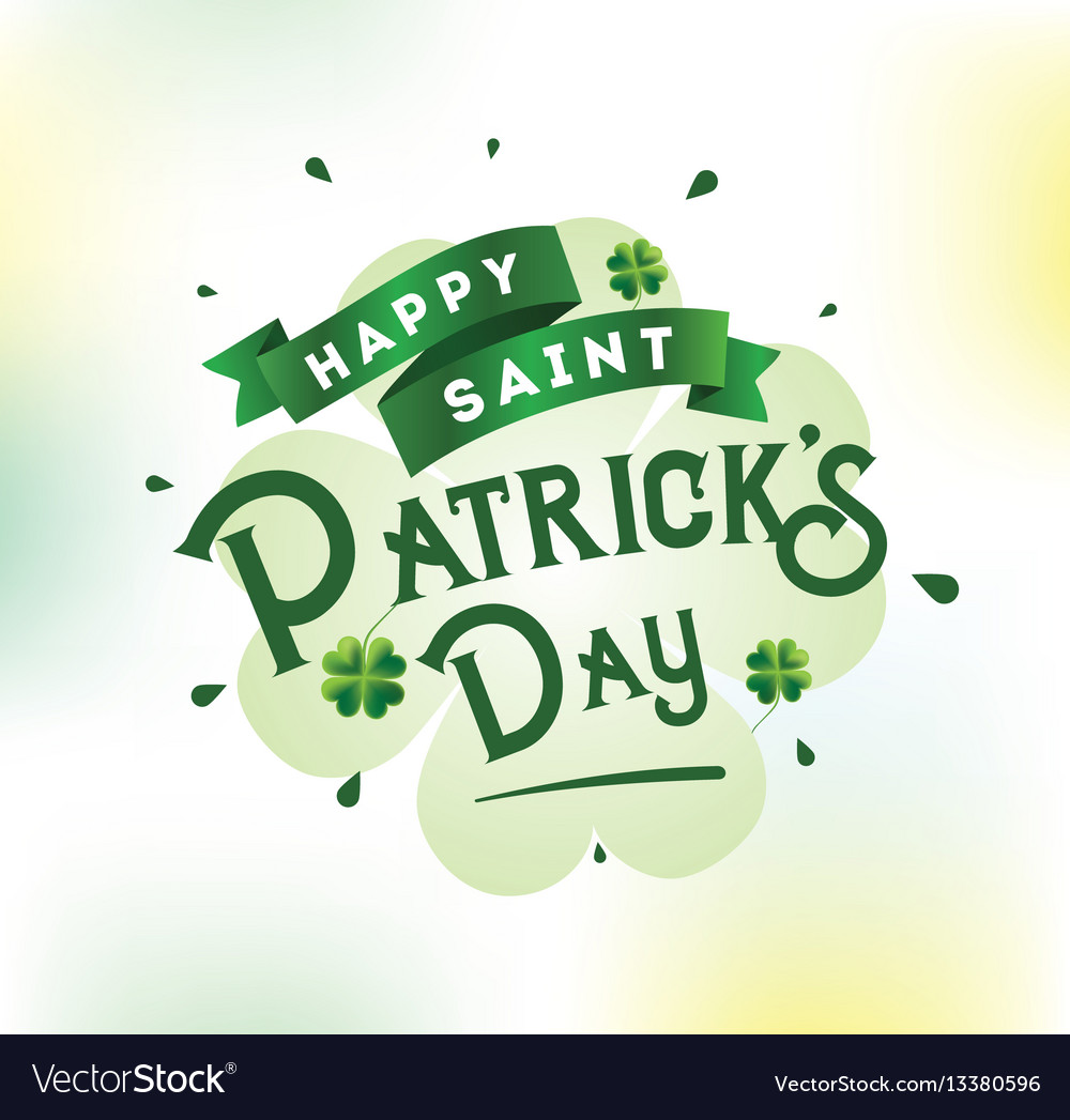 Happy saint patricks day Royalty Free Vector Image