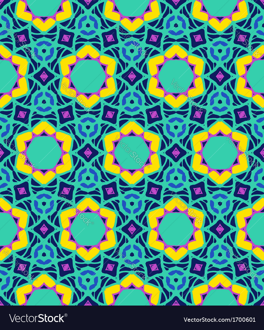 Bold arabesque pattern Royalty Free Vector Image