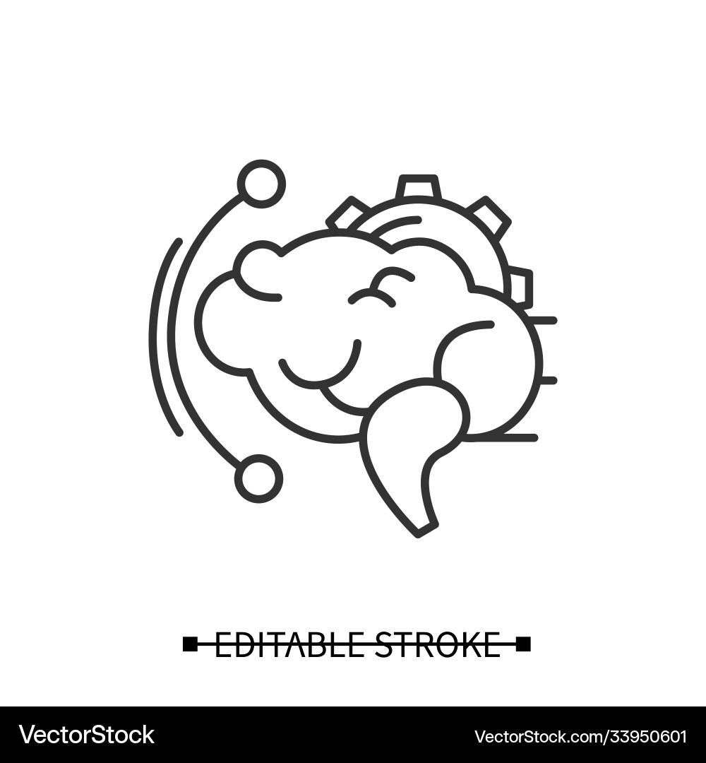 Brainstorming icon creative idea Royalty Free Vector Image