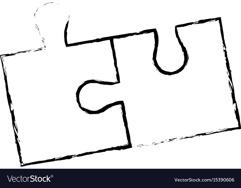 parts of paper puzzles business concept layout vector image