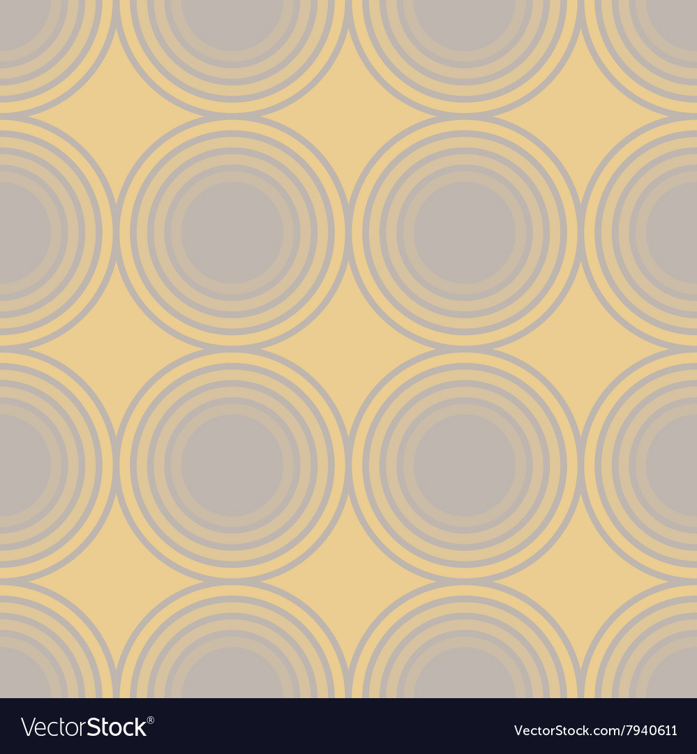 Geometry pattern circle seamless ornament Vector Image