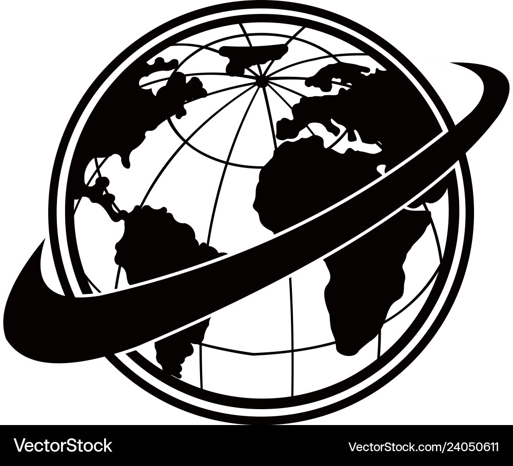 World planet map Royalty Free Vector Image - VectorStock