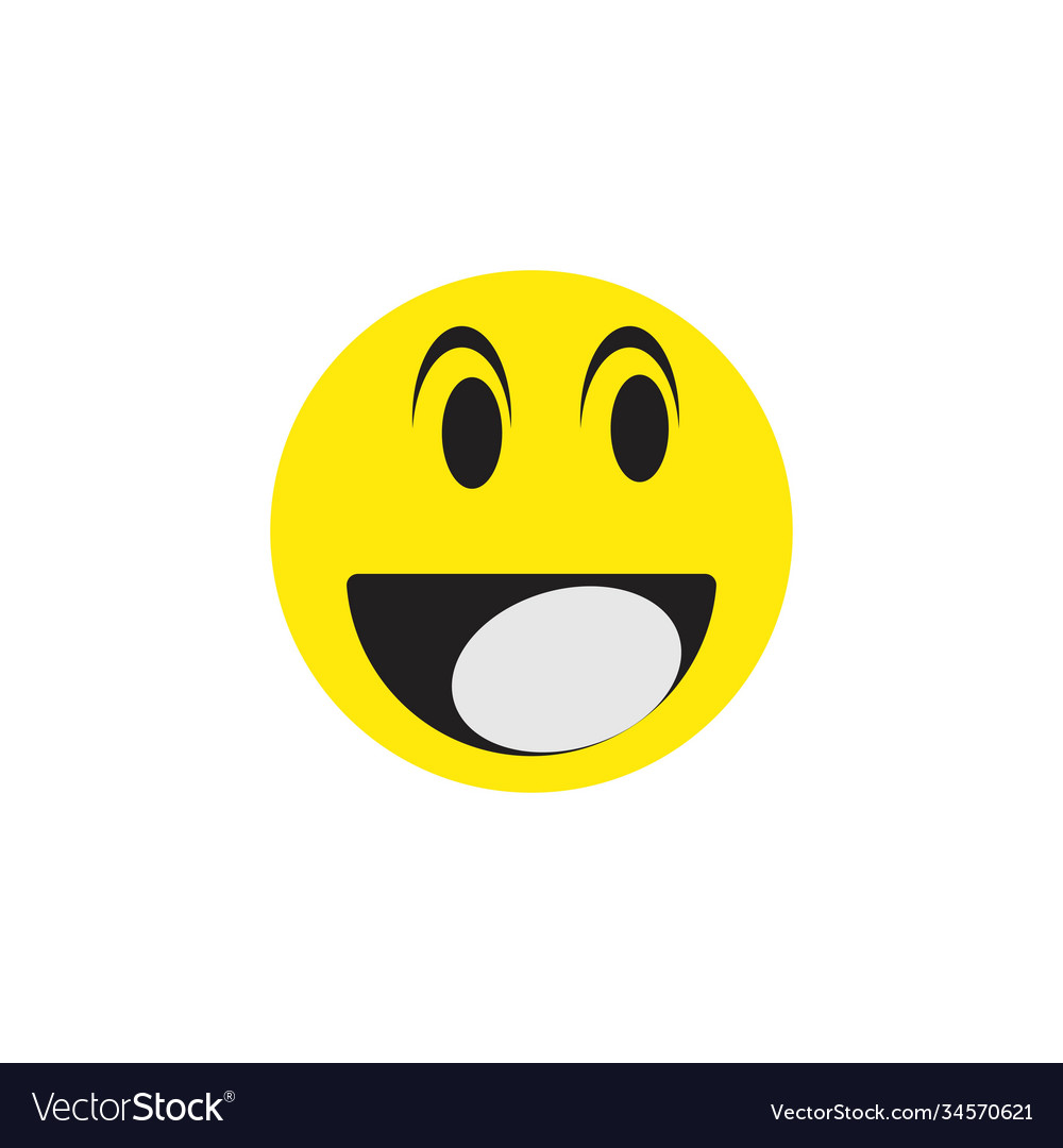 Emoticon template face Royalty Free Vector Image